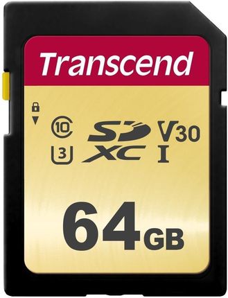Transcend SDXC 64GB Class10 (TS64GSDC500S)