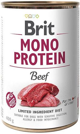 Brit Mono Protein Beef Z Wołowiną 6X400G