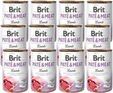 Brit Pate&Meat Lamb 12X400G