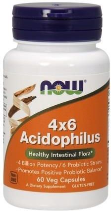 Now Foods 4x6 Acidophilus 60 kaps