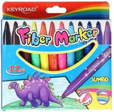 Zdjęcie Flamastry Jumbo Keyroad 5mm 12 kolorów - Bukowno