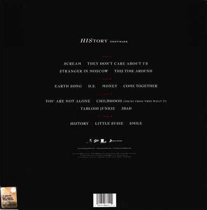 Płyta winylowa Michael Jackson: HIStory: Continues [2xWinyl