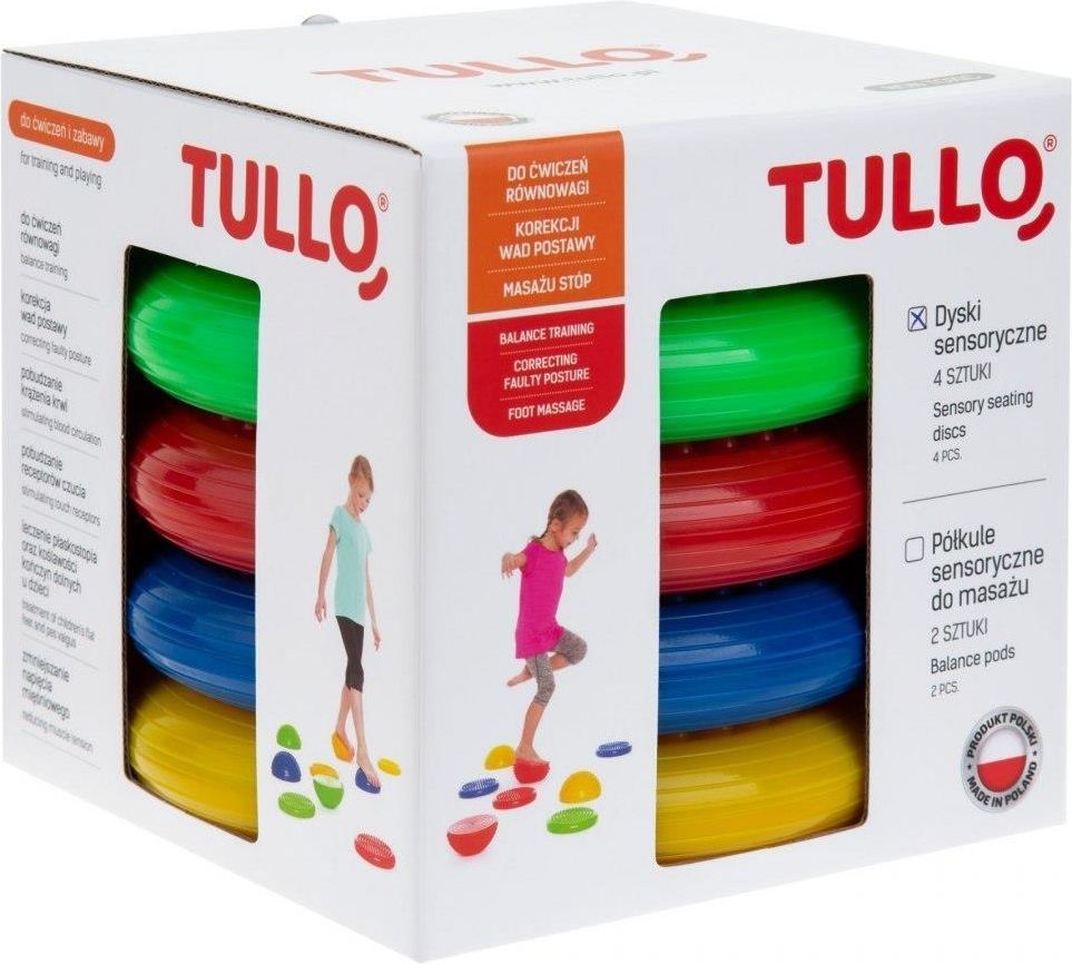 Tullo Dyski Sensoryczne Komplet 4Szt