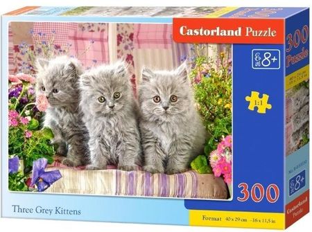 Castorland Three Grey Kittens 300el