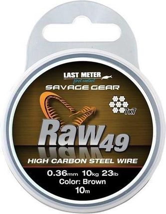 Savage Gear Linka Do Przyponow I Dozbrojek Raw49 0,36mm 11kg 0,36