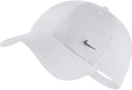 Nike Czapka H86 Metal Swoosh Cap White Metallic Silver (943092100)