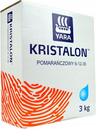 Yara Kristalon 3kg pomarańczowy 6-12-36+3