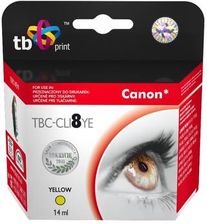 Zdjęcie TB PRINT TUSZ DO CANON CLI8YE TBCCLI8YE YE 100% NOWY - Golczewo
