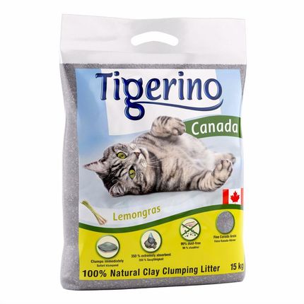 Tigerino Canada Zapach Trawy Cytrynowej 2x12kg