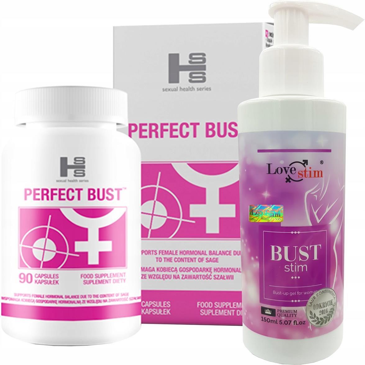 Complément Alimentaire SHS Perfect Bust 90 Gélules - Pour La Poitrine, Neuf