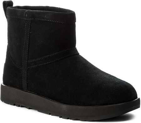 Buty UGG W Classic Mini Waterproof 1019643 W/Blk Ceny i opinie