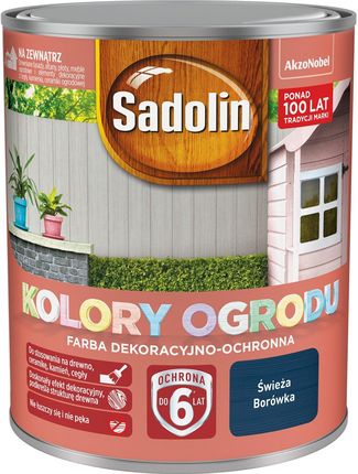 Sadolin Akzo Sd Kolory Ogrodu Świeża Borówka 0,7L