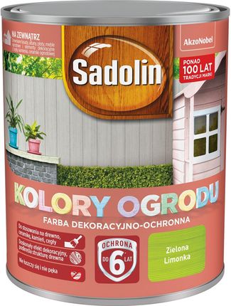 Sadolin Akzo Sd Kolory Ogrodu Zielona Limonka 0,7L