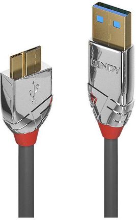 Lindy 36657 Kabel USB 3.0 typ A-Micro B Cromo Line 1m (ly36657)