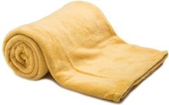 Zdjęcie Koc musztardowy CORAL 130x160 cm - Wrocław