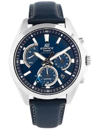 Zegarki Casio wodoszczelność: 100m Szkło Szafirowe Ceneo.pl ZEGAREK CASIO EDIFICE EFB 560SBD 2AV SZAFIR SOLAR