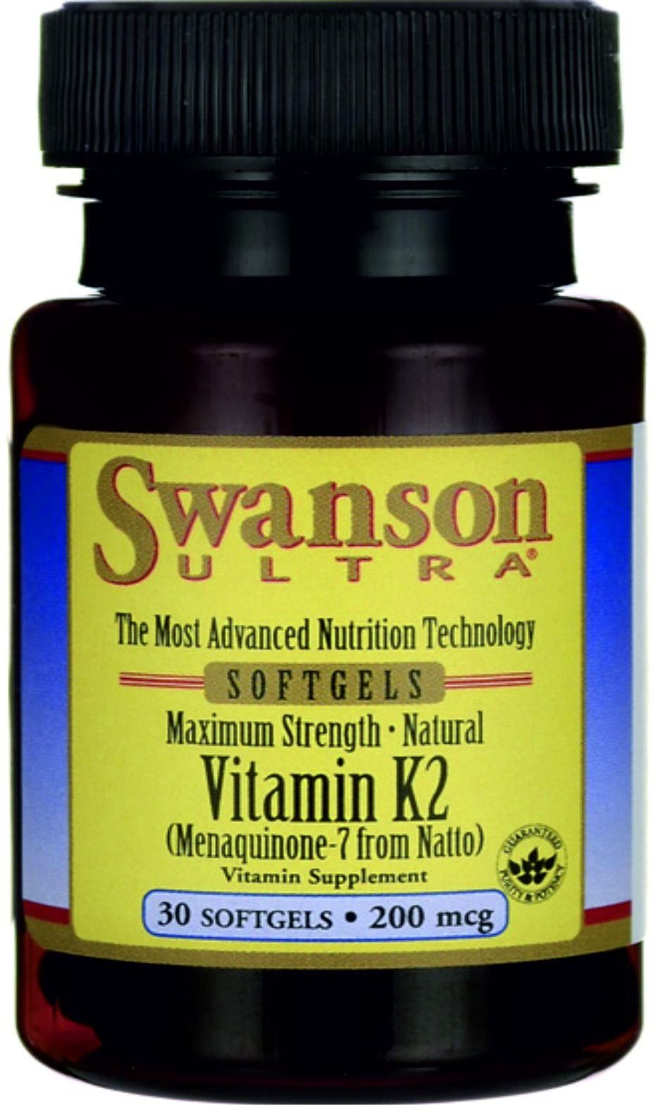 Swanson Witamina K2 Naturalna 50mcg 30 żel Ceny I Opinie Ceneopl