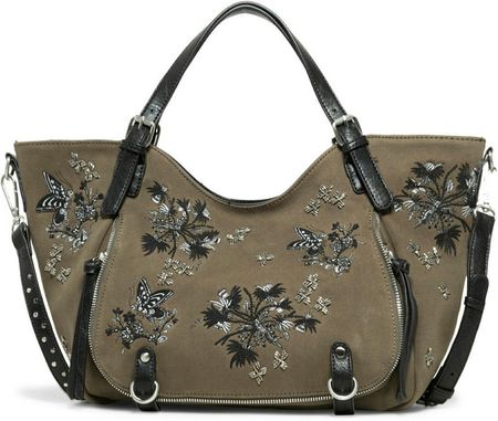 Desigual torebka damska khaki Carnaby Rotterdam Ceny i opinie