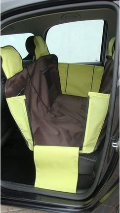 Kardiff Kardimata Active Samochodowa Na Tylne Fotele Mata Z Zamkiem I Bokami Duża Brązowo-Zielona 137x167cm