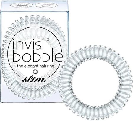 Invisibobble Gumki Do Włosów Slim Crystal Clear 3Szt