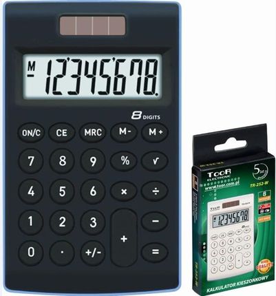 Kalkulator kieszonkowy 8-pozycyjny TR-252-K TOOR