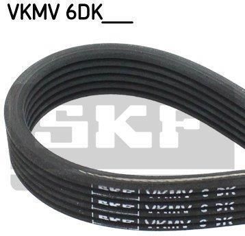 SKF Pasek klinowy wielorowkowy VKMV 6DK1195