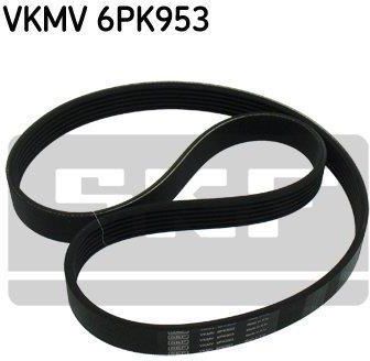 SKF Pasek klinowy wielorowkowy VKMV 6PK953