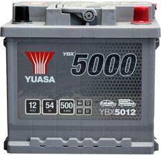 YUASA YBX9115 80Ah 800A AGM Start Stop Plus 0(- +) 317x175x190