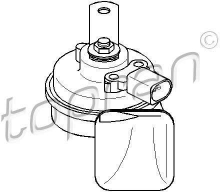 TOPRAN Sygnał dźwiękowy - klakson 111 072