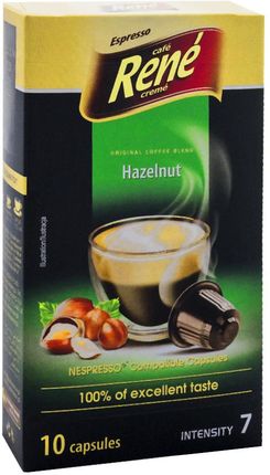 Rene Hazelnut Kawa Aromatyzowana Orzechowa Kapsułki Do Nespresso 10 Kapsułek