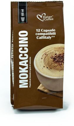 Italian Coffee Mokaccino - 12 Capsule Compatibili Caffitaly