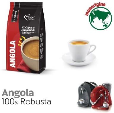 Angola 100% Robusta Kapsułki Do Cafissimo 12 Kapsułek