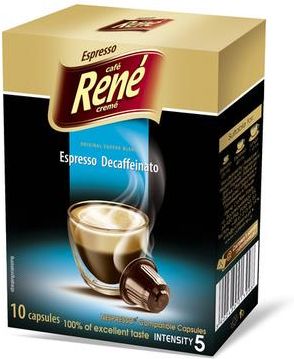 Rene Deka Kawa Bezkofeinowa Kapsułki Do Nespresso 10 Kapsułek