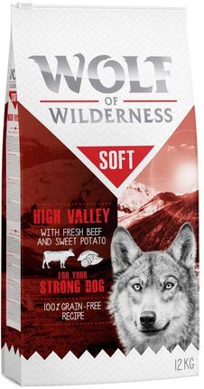 Wolf Of Wilderness Soft High Valley Wołowina 2X12Kg