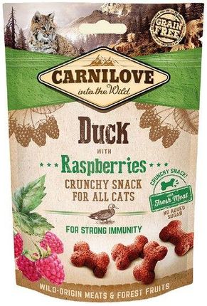 Carnilove Crunchy Snack Duck & Raspberries With Fresh Meat 50g