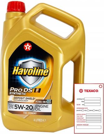 TEXACO Olej TEXACO Havoline Energy 5W20 4 litry 5W20_4_HAVENERPRODSF