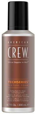AMERICAN CREW Techseries Control Foam – Stylingschaum Für Männer, 200 Ml, Für Starken Halt & Fülle, Mittlerer Glanz