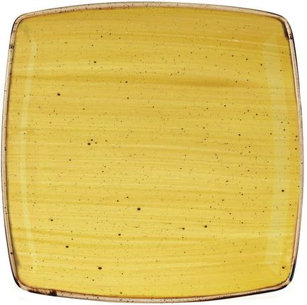 Churchill Talerz Kwadratowy 268 Mm Żółty Stonecast Mustard Seed (219028)