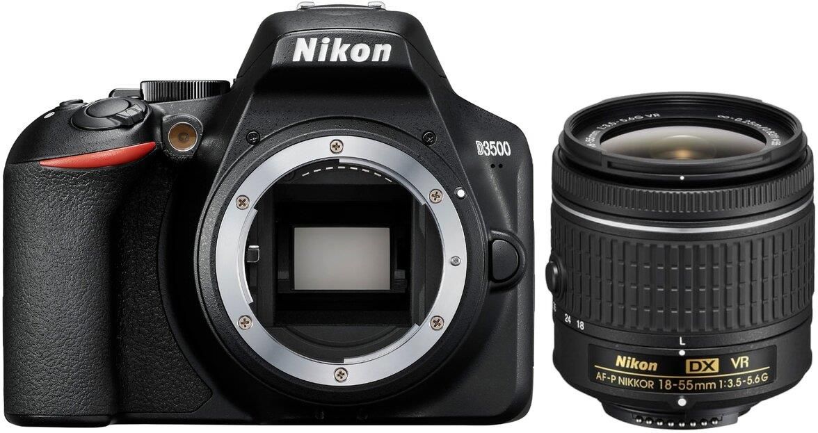 „Nikon D3500“ juodas + 18–55 mm VR