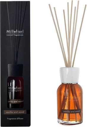 Millefiori Natural Fragrance Diffuser Pałeczki Zapachowe Vanilla And Wood 100 Ml