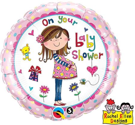 Balon Foliowy 18 Ql Cir On Your Baby Shower (14970)