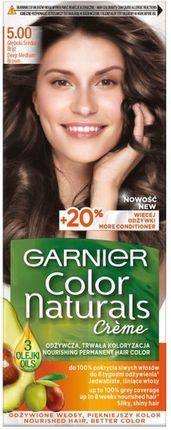 Garnier Color Naturals Creme odżywcza farba do włosów 5.00 Głęboki średni brąz