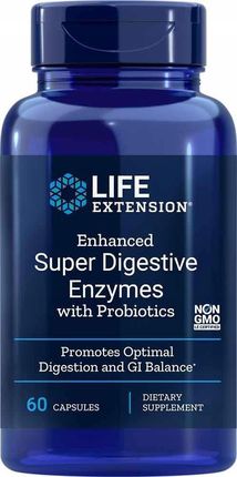 LifeExtension Enzymy Enhanced Super Digestive Enzymes with Probiotics 60 kaps