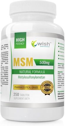 Wish Natural Formula MSM siarka organiczna 250 tabl