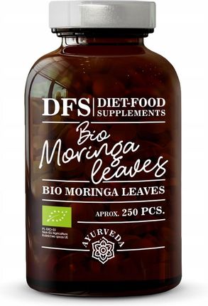 Diet Food Bio Moringa Leaves Tablets liście moringi 250 tabl