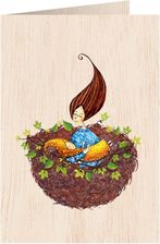 Zdjęcie Cozywood Karnet Drewniany C6 + Koperta Gniazdo (293367) - Czempiń