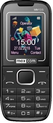 Maxcom MM135 Dual SIM Czarny