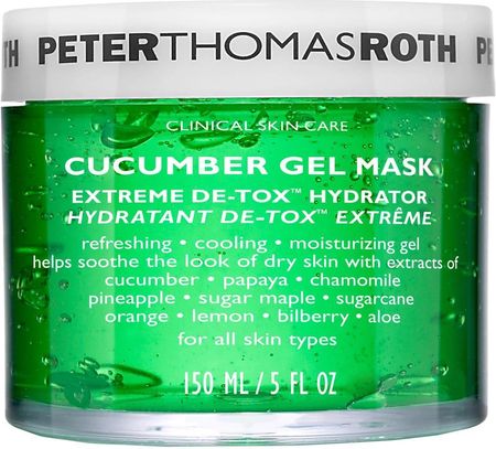 Peter Thomas Roth Cucumber De-Tox nawilżająca maseczka żelowa do twarzy i okolic oczu 150ml
