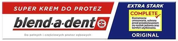 BLEND-A-DENT Complete Original klej do protez 47g - zdjęcie 2 BLEND-A-DENT Complete Original klej do protez 47g