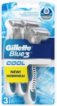 Gillette Blue3 Plus Cool maszynki jednorazowe dla mężczyzn 3 szt.